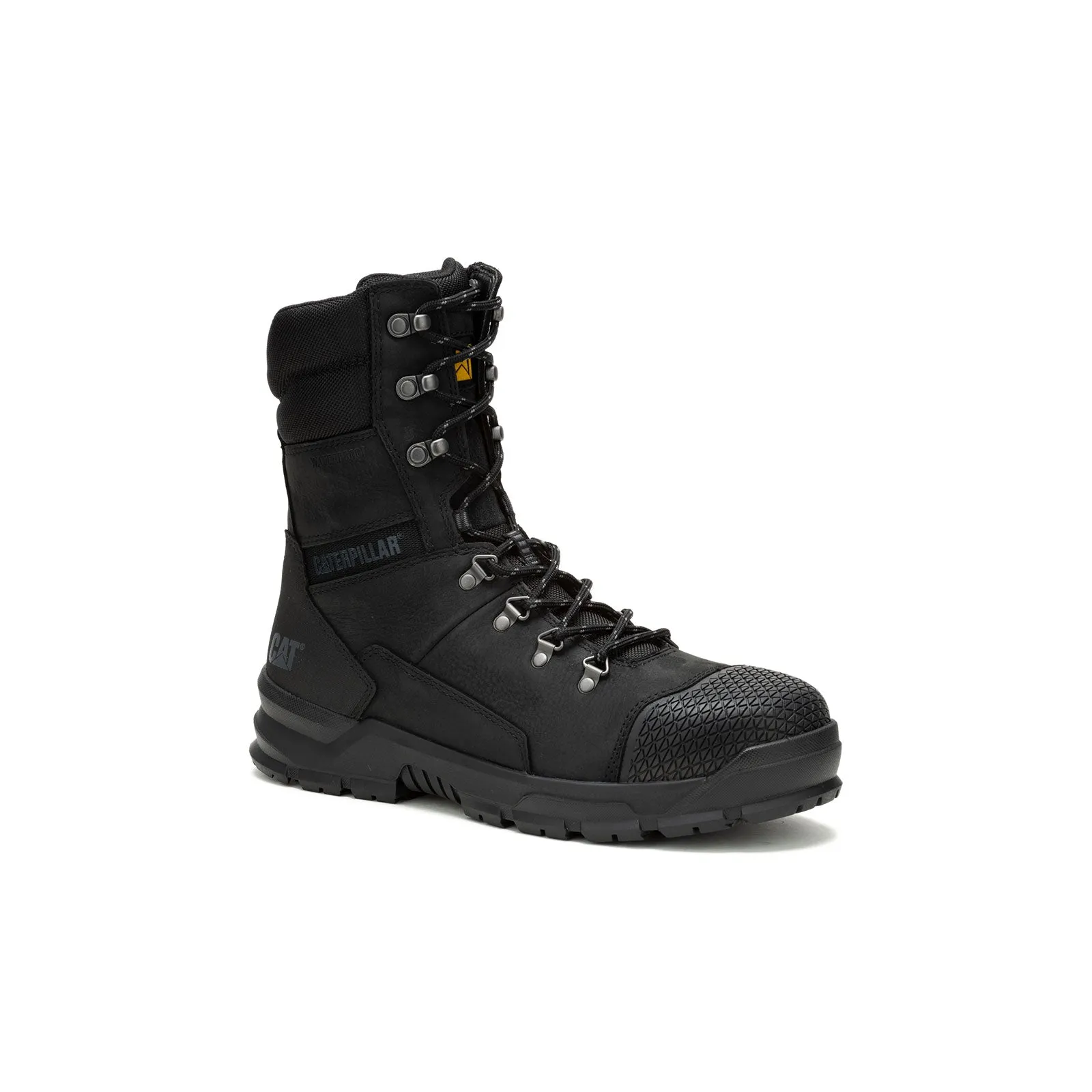 Bottes de travail imperméables à embout d'acier Accomplice X 8 pouces Noir