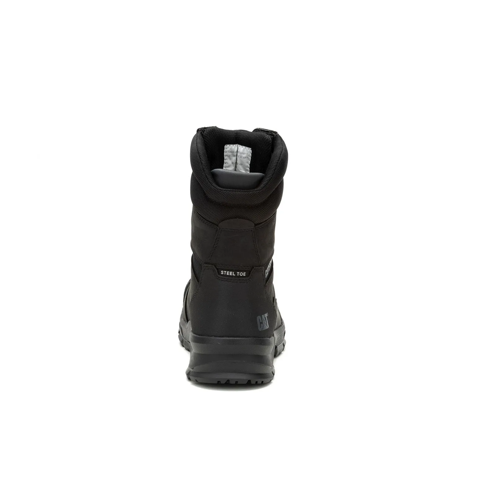 Bottes de travail imperméables à embout d'acier Accomplice X 8 pouces Noir