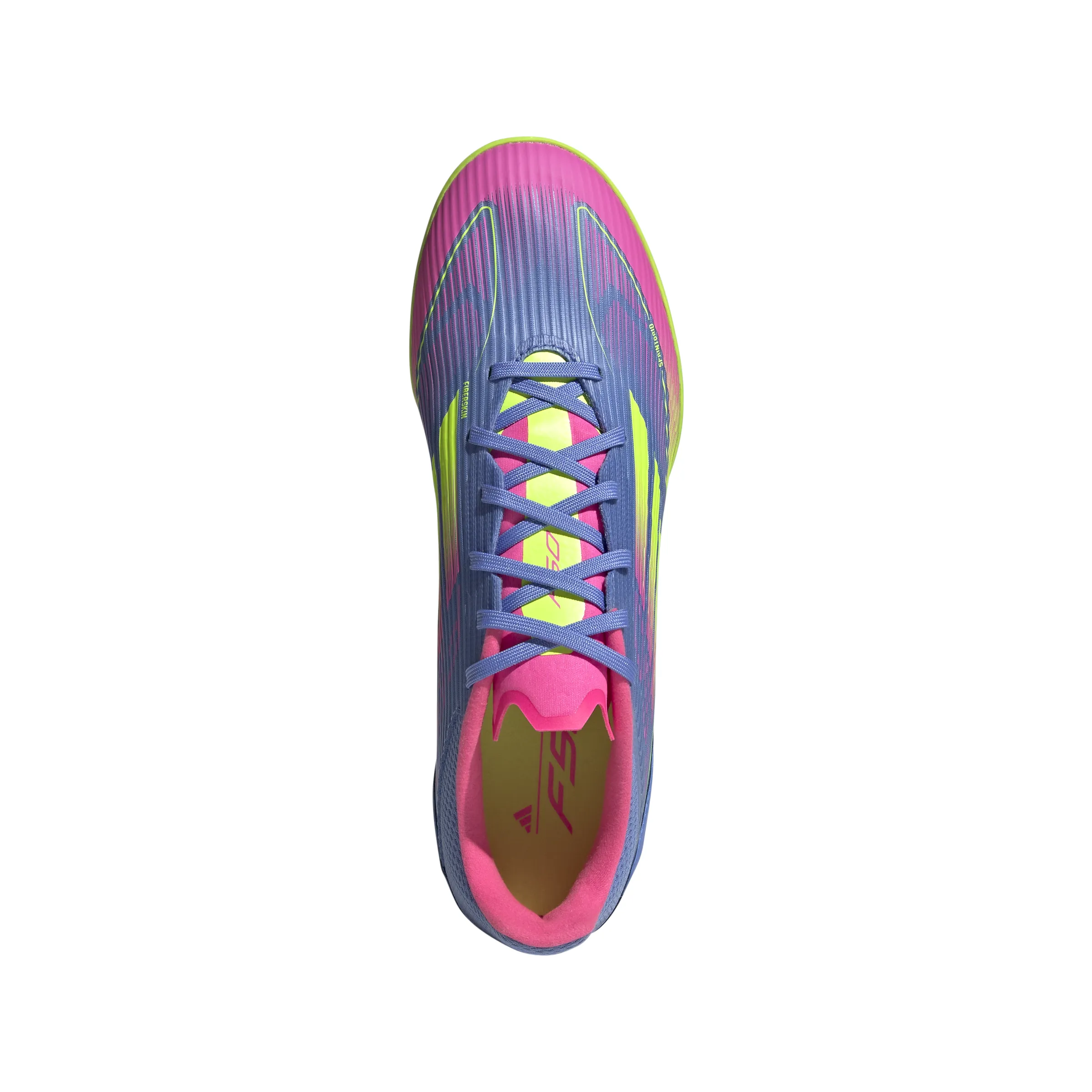 Chaussures de football Adidas F50 League TF pour terrain synthétique - Blufus/Luclem/LucPink