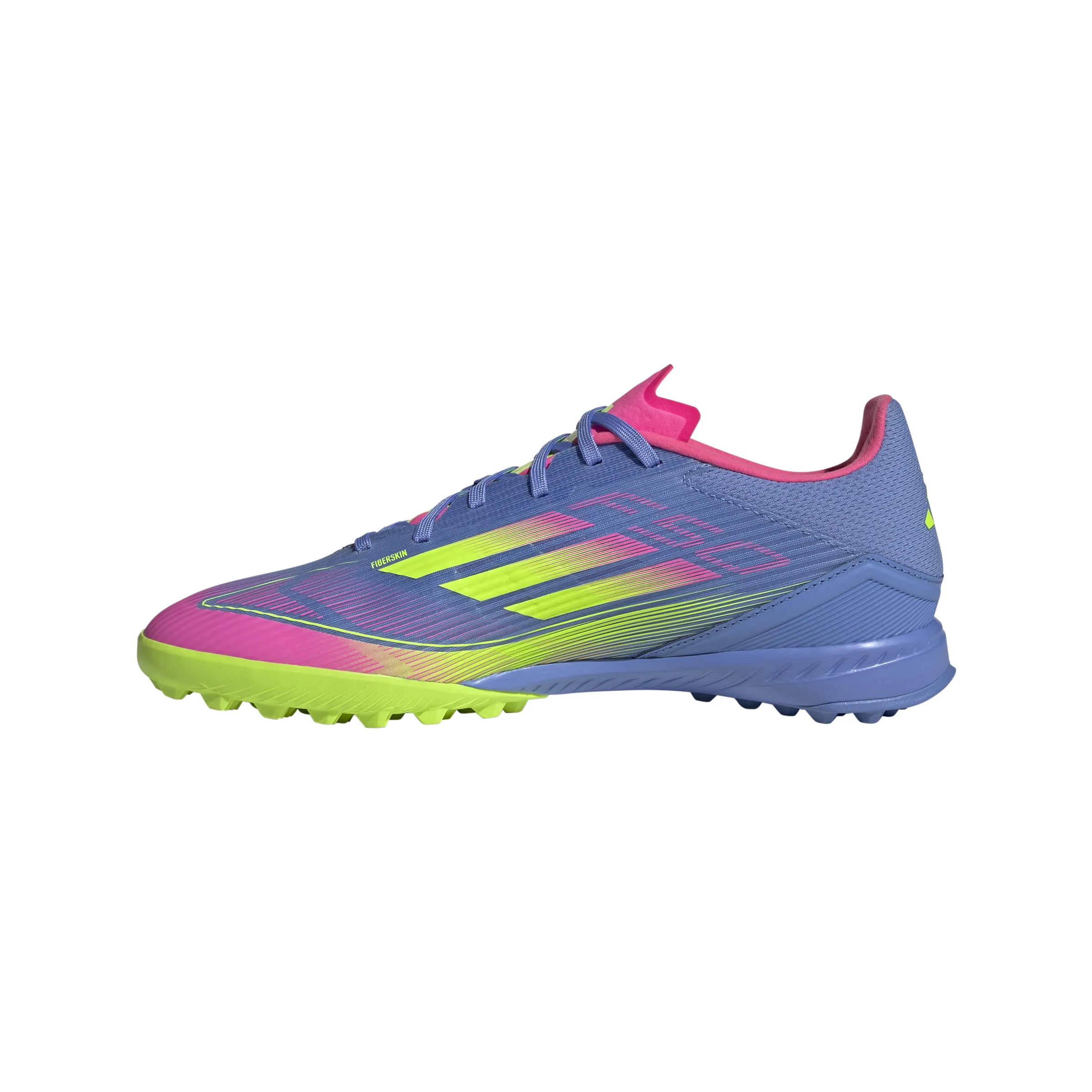 Chaussures de football Adidas F50 League TF pour terrain synthétique - Blufus/Luclem/LucPink