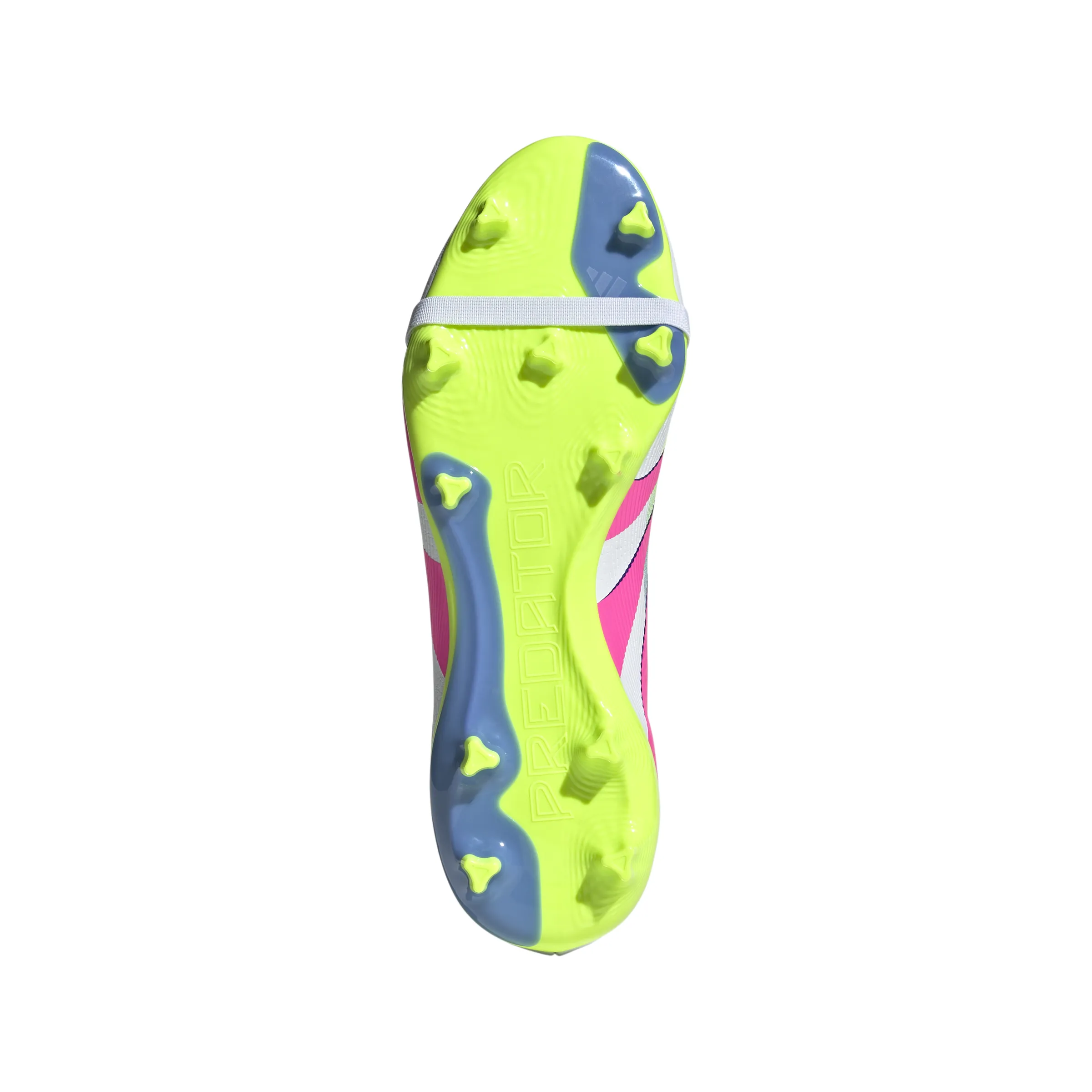 adidas Predator League à languette pliée FG/MG Chaussures de football - Blanc FT/Rose Luc/Luclem