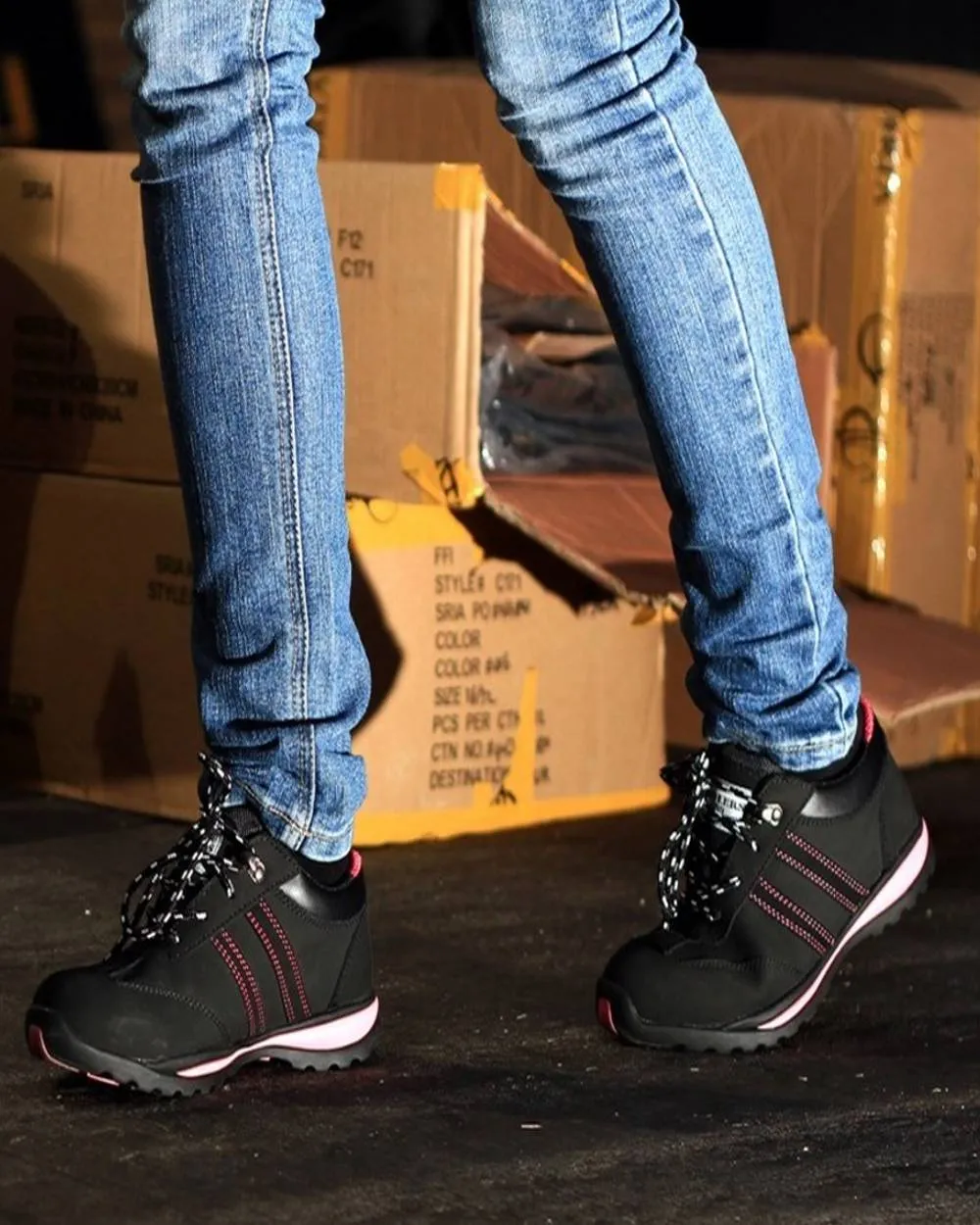 Chaussures de Sécurité Amblers FS47 pour Femmes - Entraîneur de Sécurité Amblers