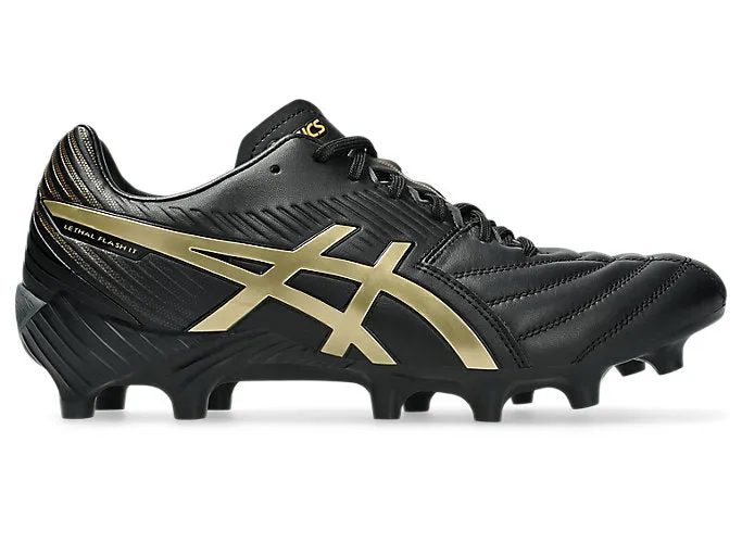 ASICS CHAUSSURES DE FOOTBALL LETHAL FLASH NOIR/OR POUR HOMME Chaussures_Hommes-Asics