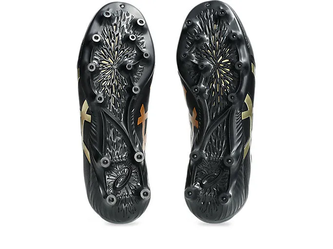 ASICS CHAUSSURES DE FOOTBALL LETHAL FLASH NOIR/OR POUR HOMME Chaussures_Hommes-Asics