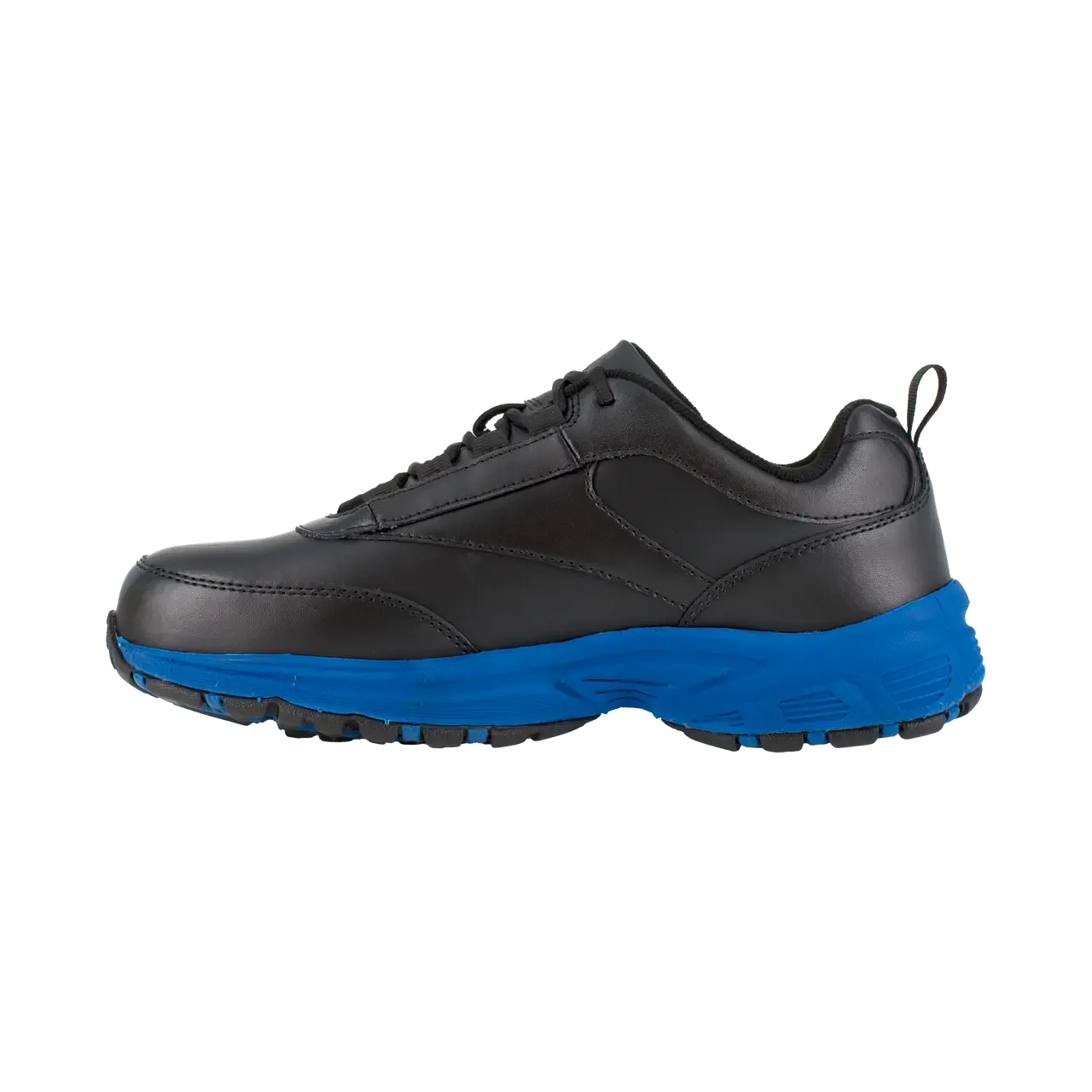 Chaussure de travail sportive Ateron à embout d'accier Noir/Bleu