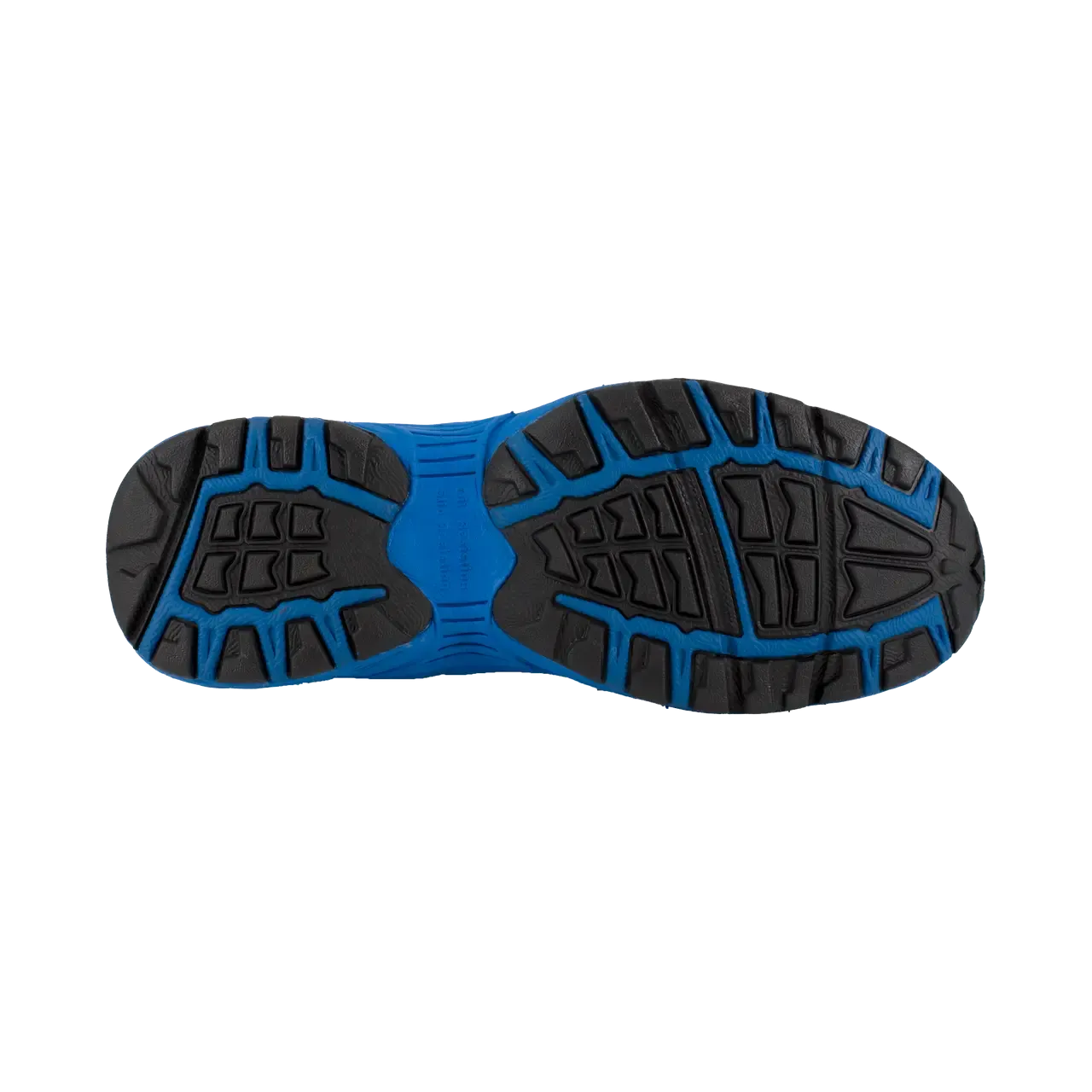 Chaussure de travail sportive Ateron à embout d'accier Noir/Bleu
