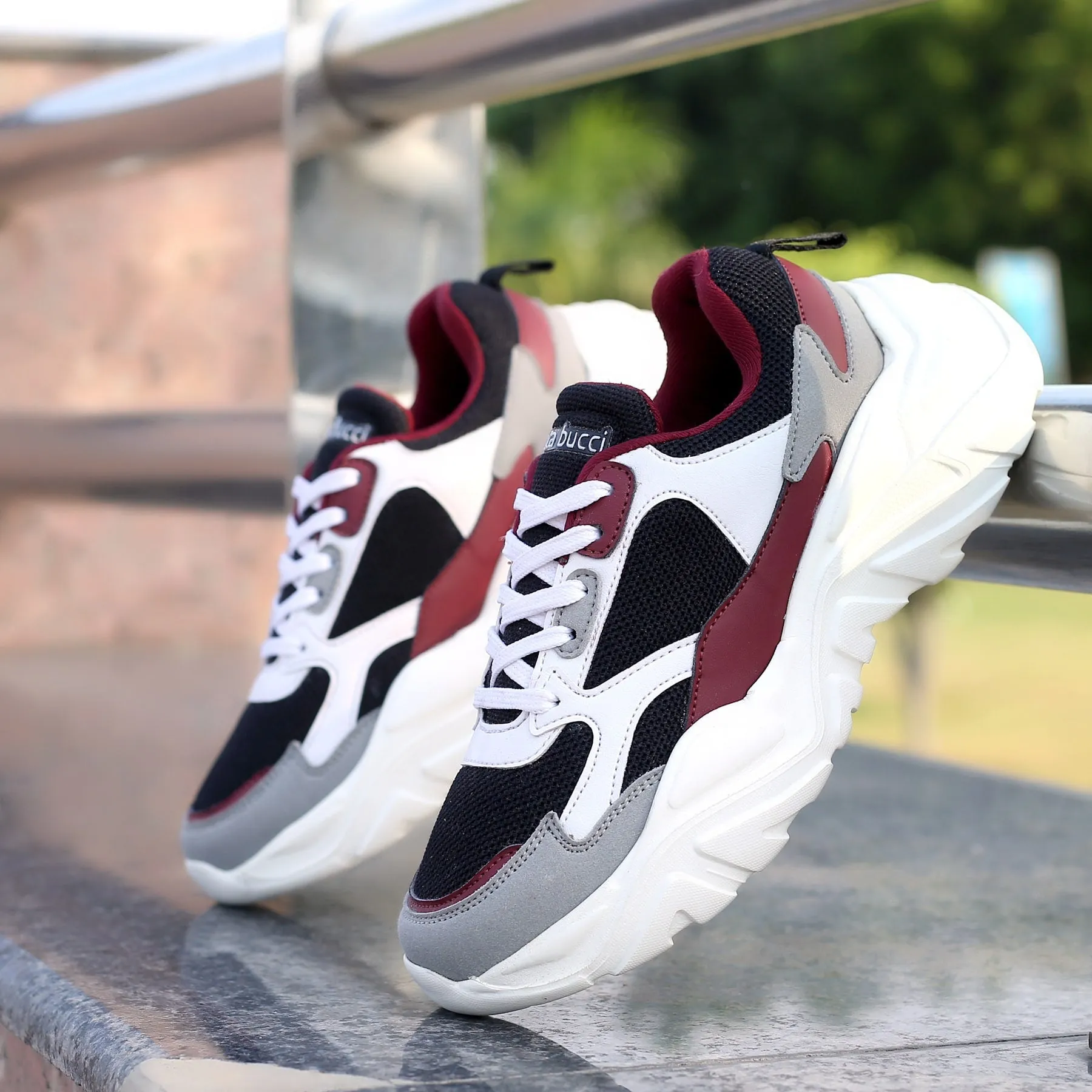 Bacca Bucci SPARK Chaussures de sport à plateforme basse ColorBlock pour femmes | Sneakers StreetWear volumineuses