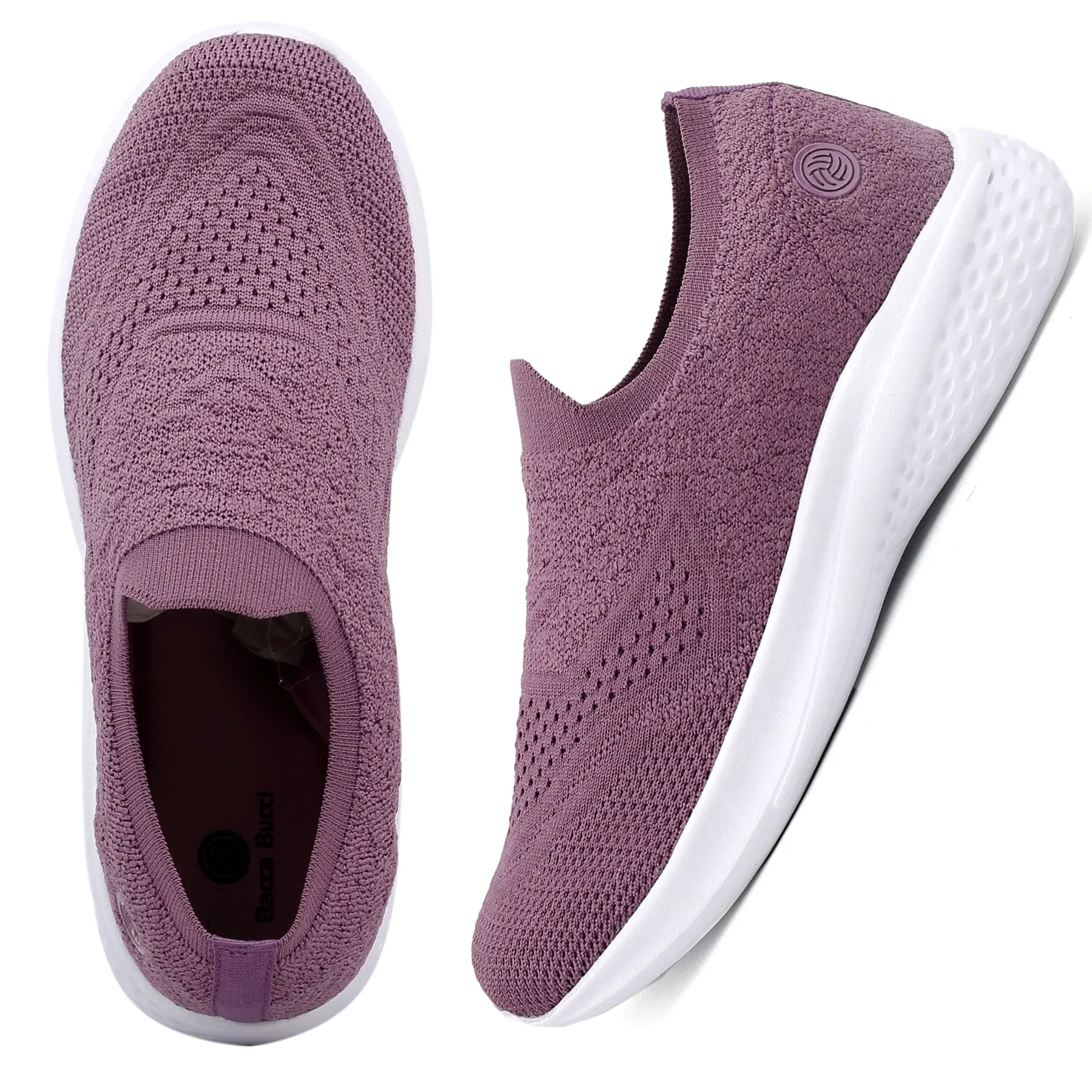 Bacca Bucci Femme WALKER Slip-On Marche Respirant Mesh Chaussures de Sport Sneakers