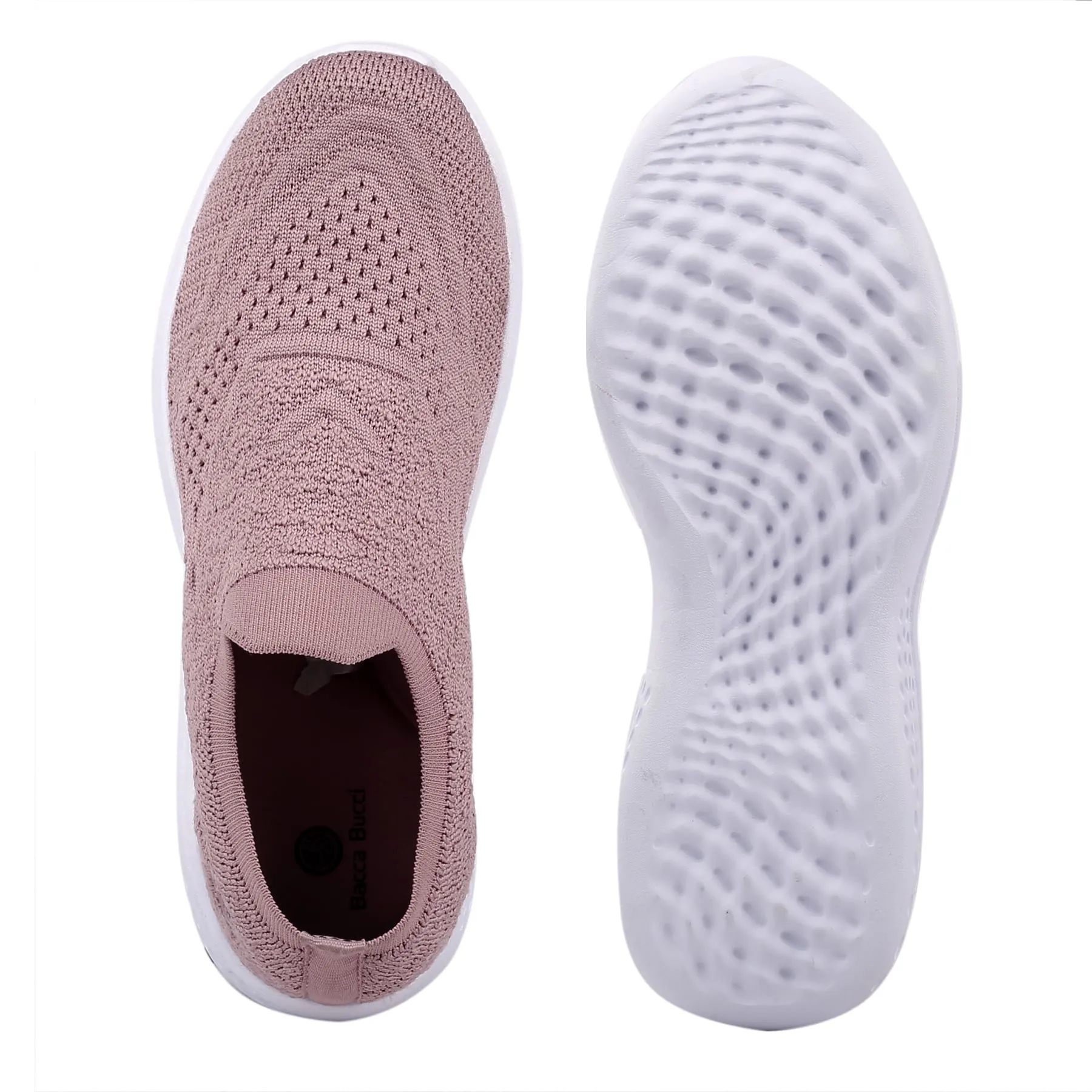 Bacca Bucci Femme WALKER Slip-On Marche Respirant Mesh Chaussures de Sport Sneakers