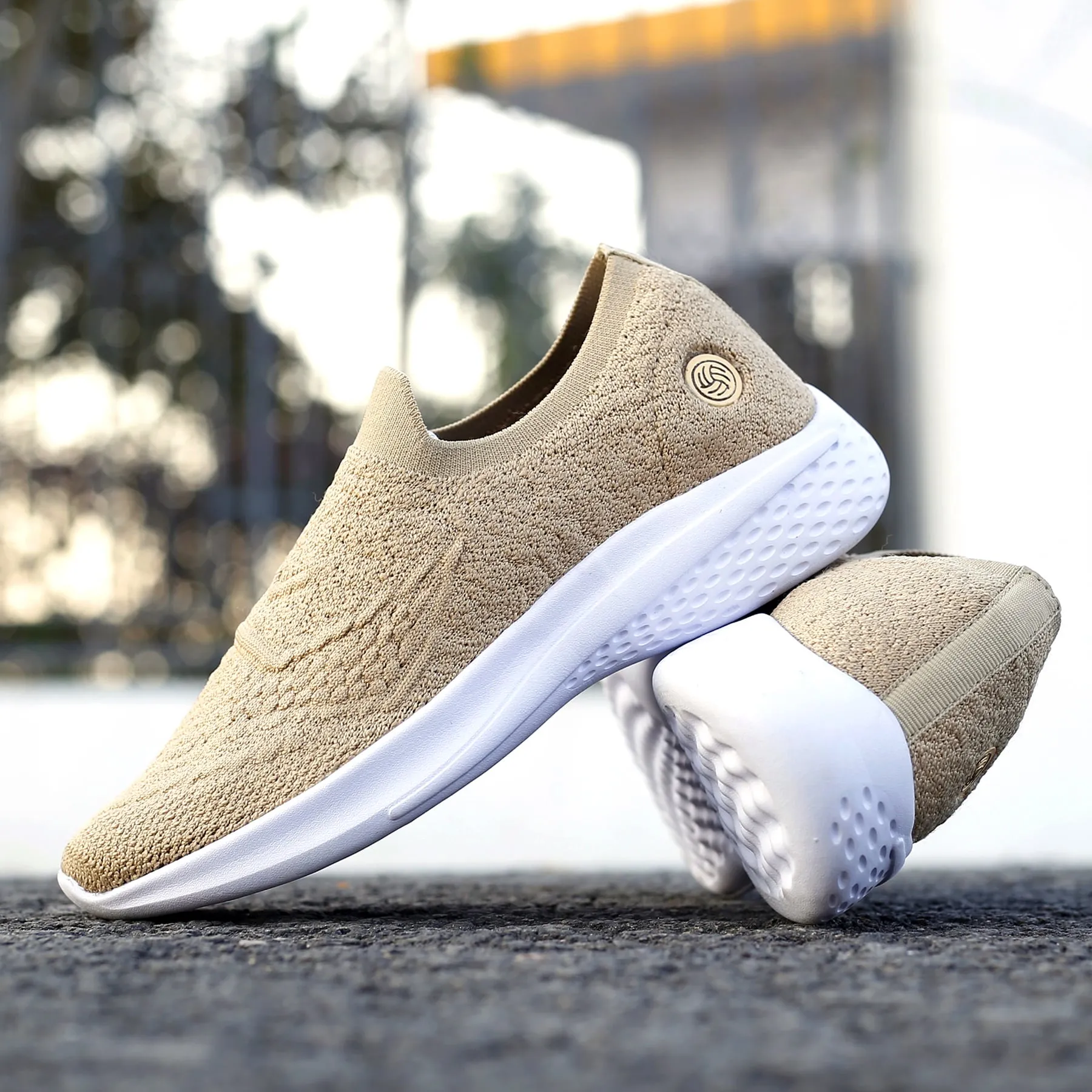 Bacca Bucci Femme WALKER Slip-On Marche Respirant Mesh Chaussures de Sport Sneakers
