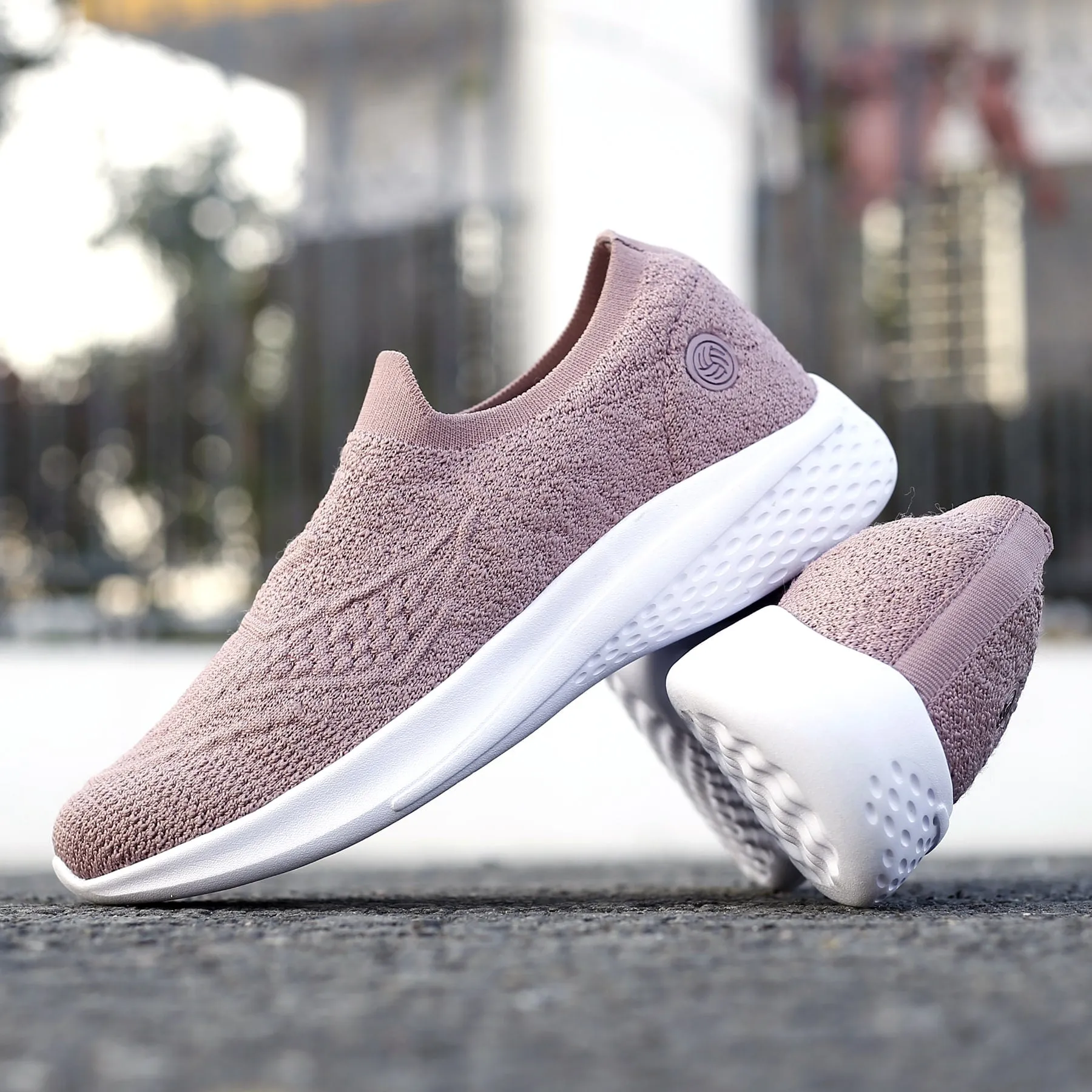 Bacca Bucci Femme WALKER Slip-On Marche Respirant Mesh Chaussures de Sport Sneakers