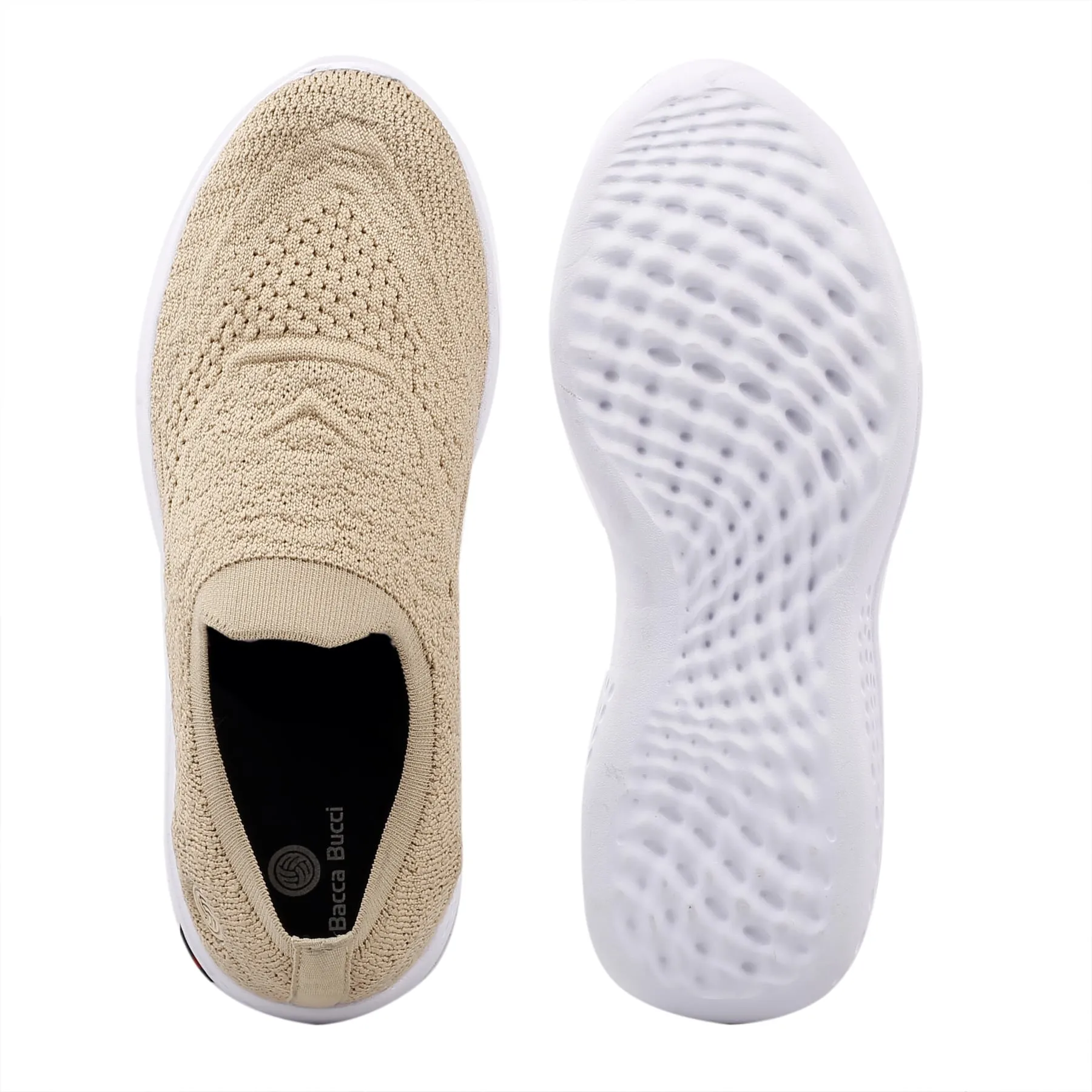 Bacca Bucci Femme WALKER Slip-On Marche Respirant Mesh Chaussures de Sport Sneakers