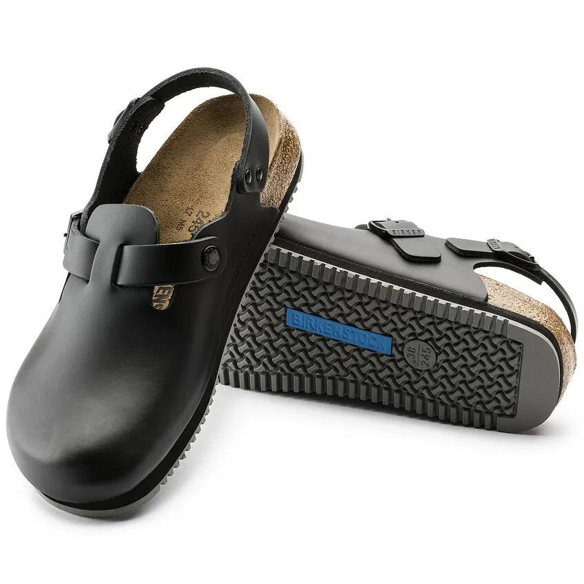 Birkenstock Homme Tokio Supergrip Cuir Noir