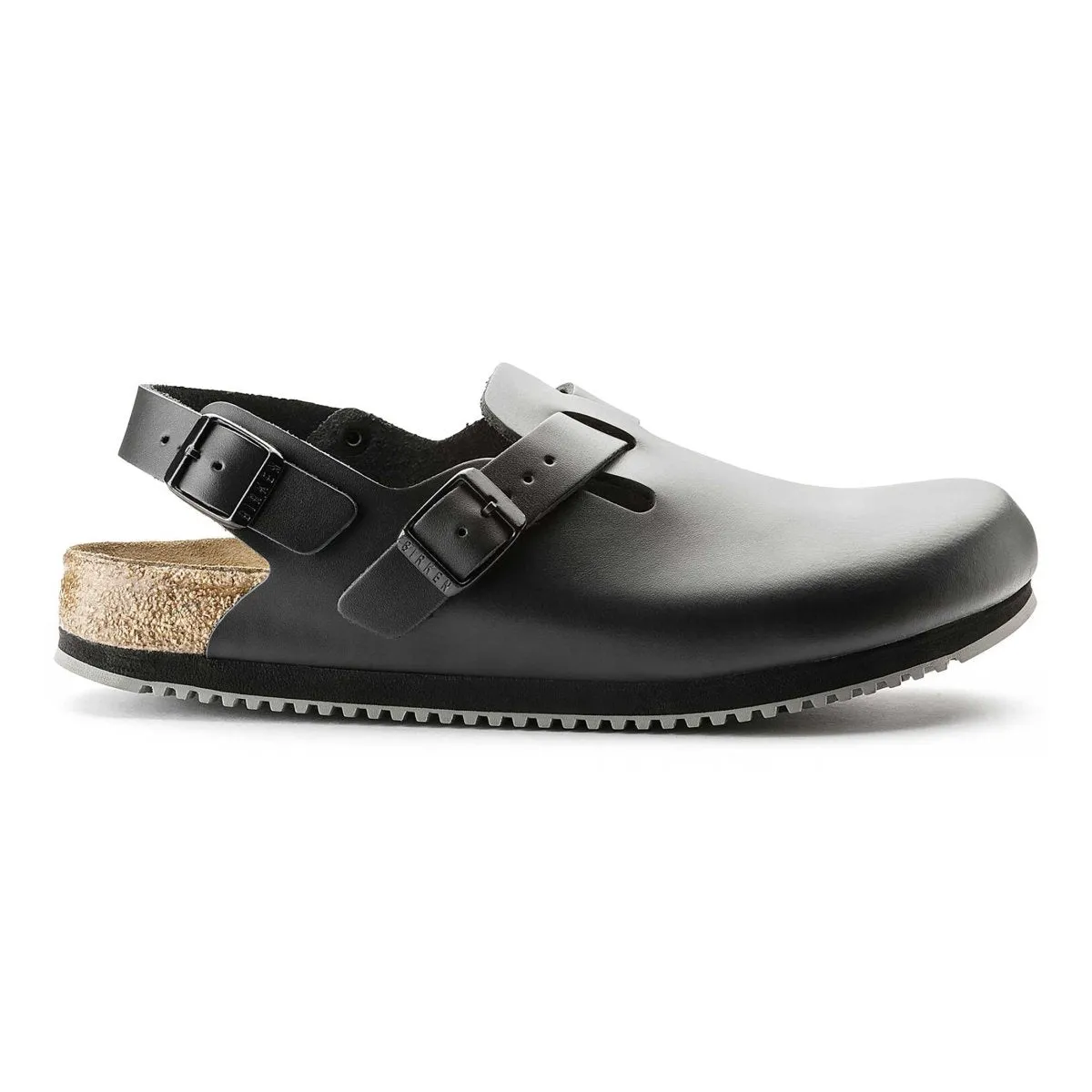 Birkenstock Homme Tokio Supergrip Cuir Noir