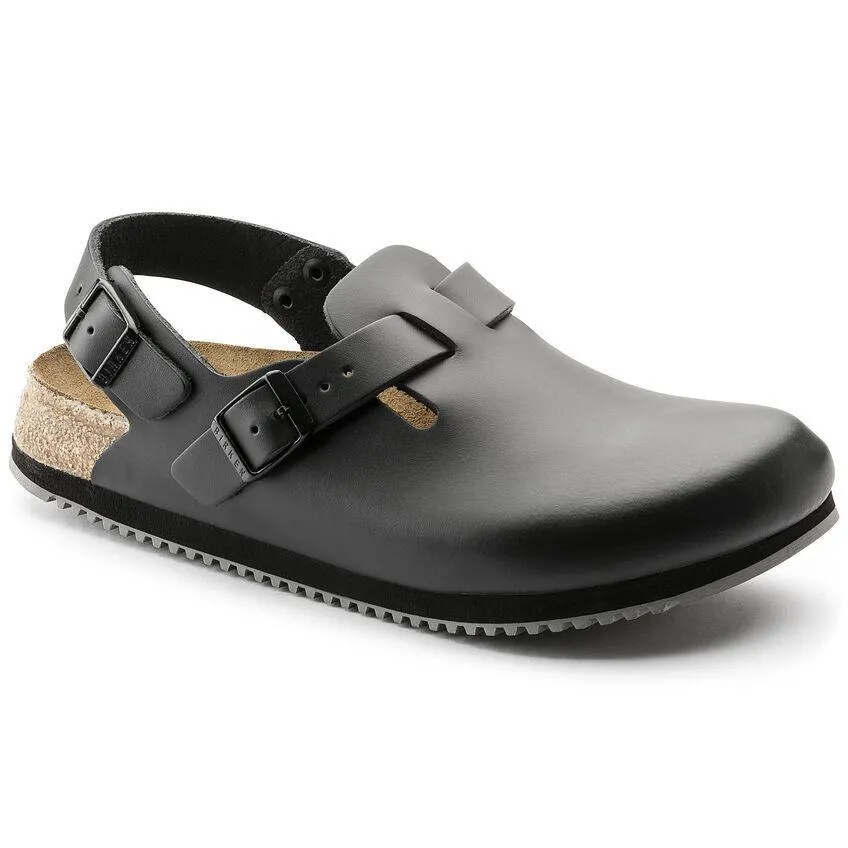Birkenstock Homme Tokio Supergrip Cuir Noir