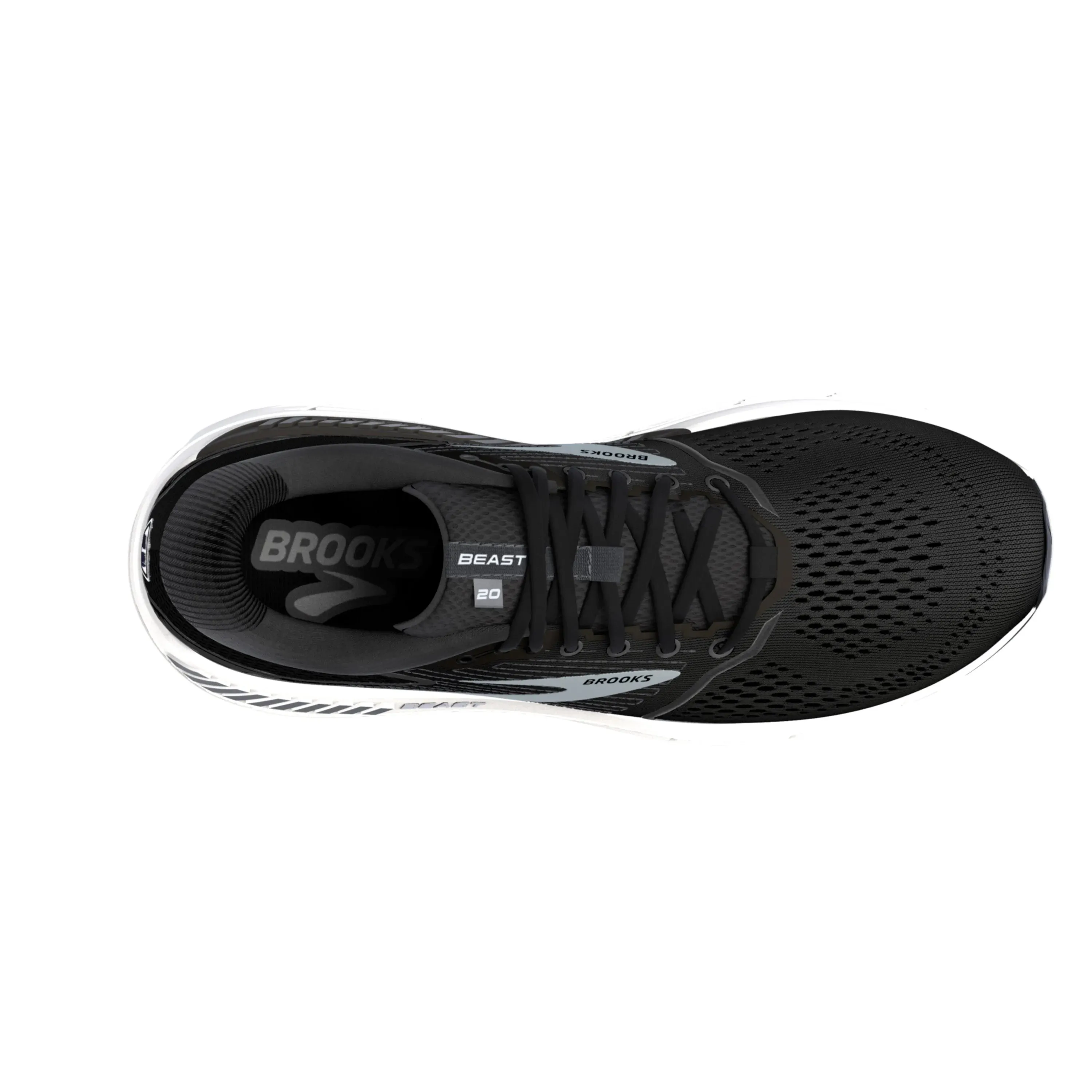 Chaussures de marche Brooks Beast 20 pour homme à largeur large en noir