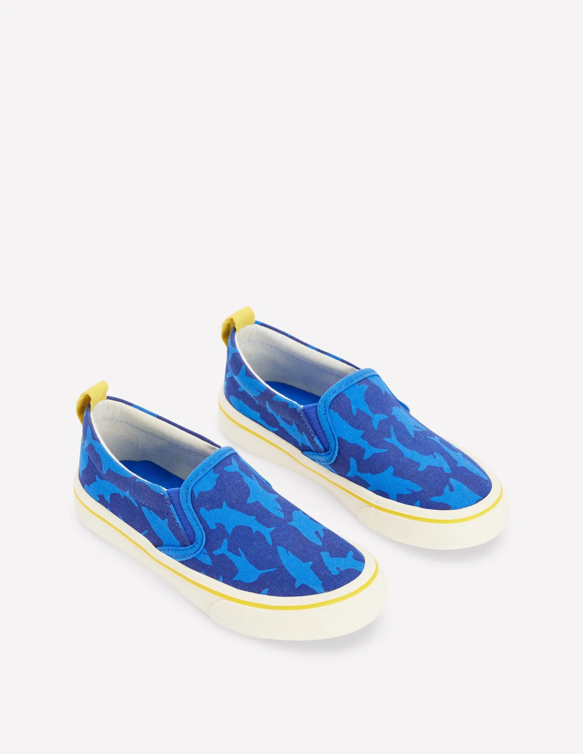 Baskets Slip-On Canvas - Bleu Starboard Sharks