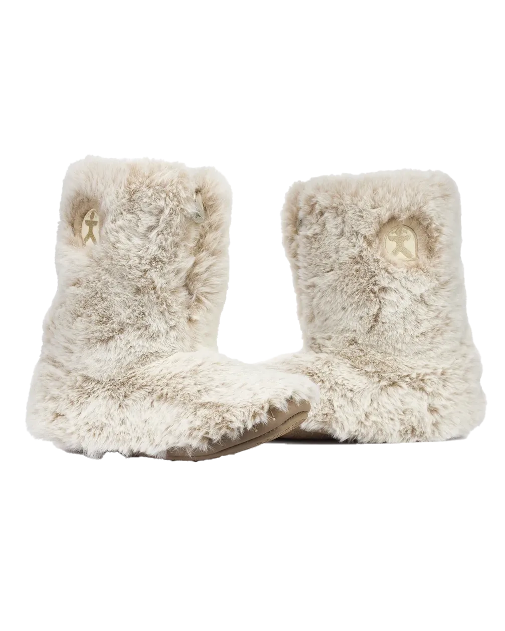 Bottes pantoufles en fausse fourrure de luxe Cole en furet