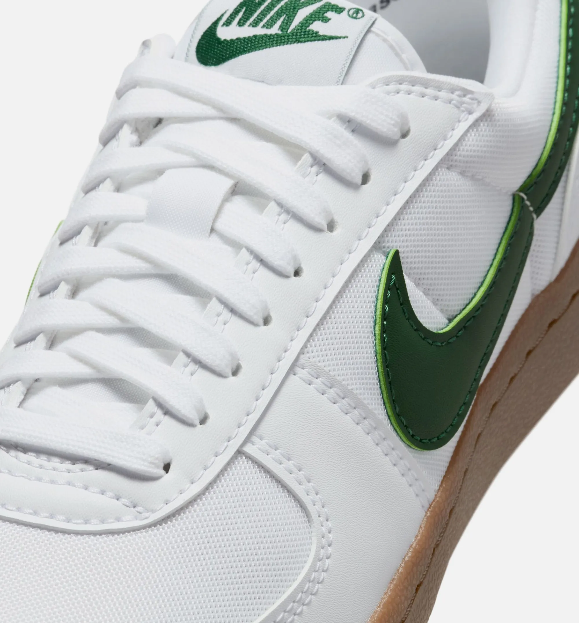 Chaussure de style de vie pour femme Field General - Blanc/Gomme brun foncé/Vert magnifique