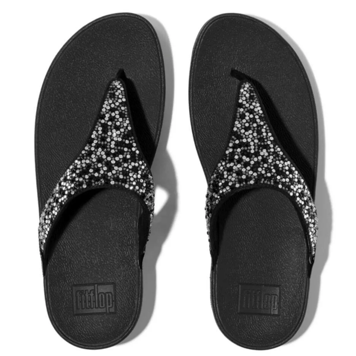 FitFlop Femme Lulu Crystal Mix Noir