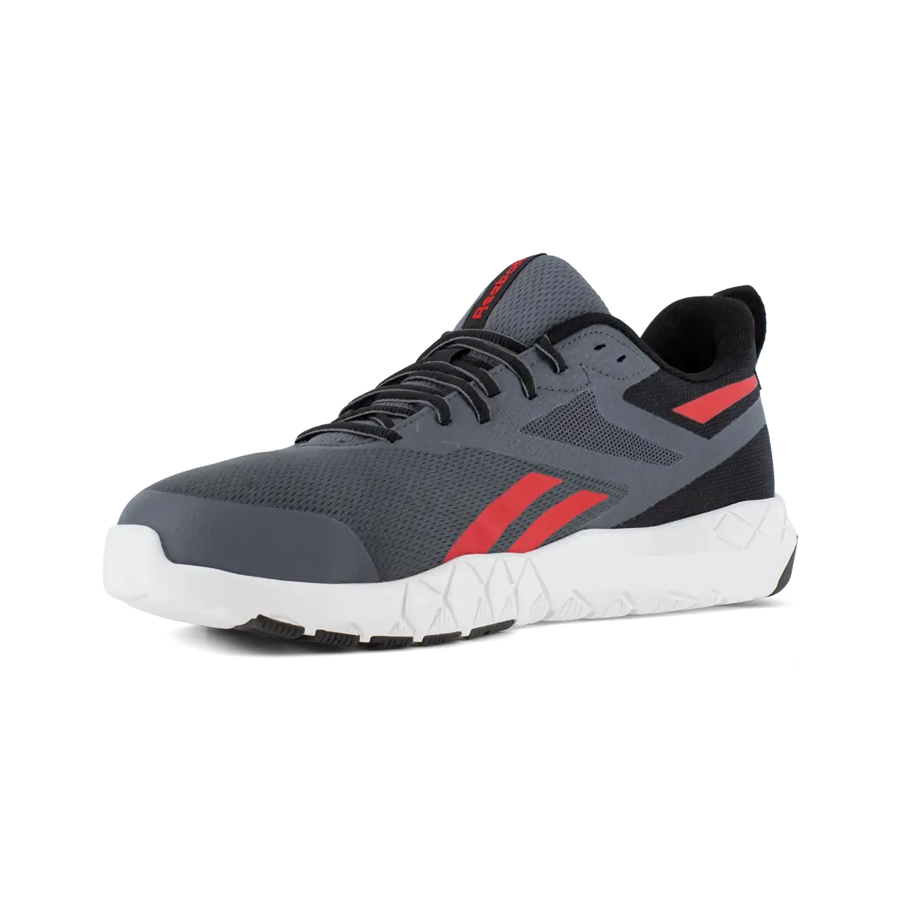 Chaussure de travail sportive Flexagon Force Xl à embout composite Gris/Rouge