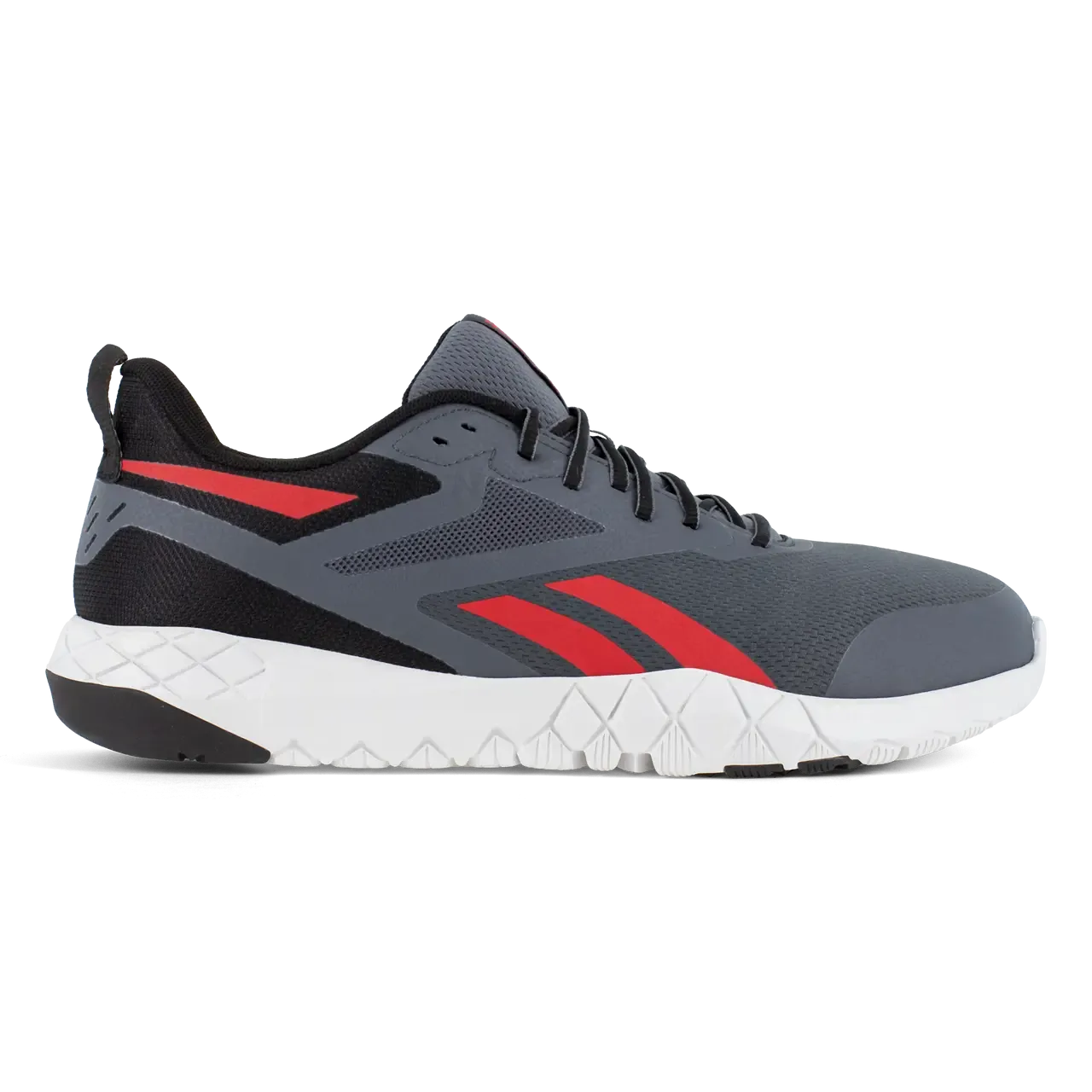 Chaussure de travail sportive Flexagon Force Xl à embout composite Gris/Rouge