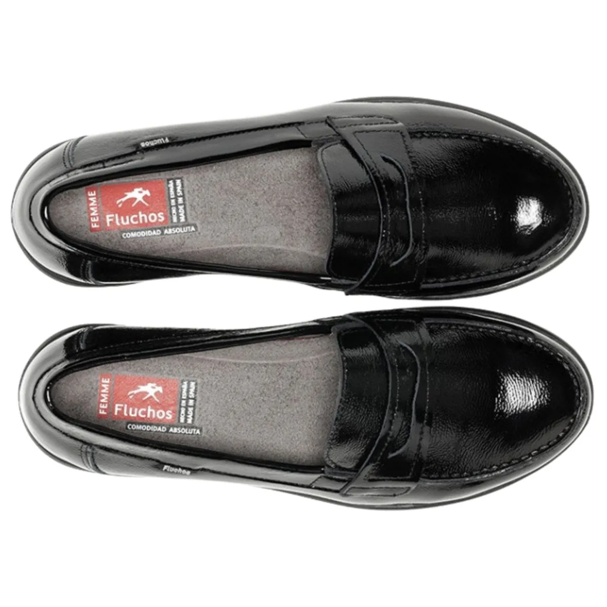 Fluchos Femme Styll F1835 Noir Vernis