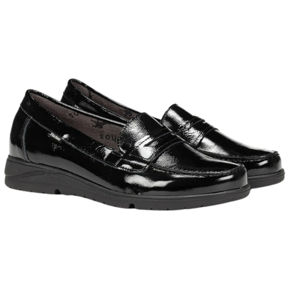 Fluchos Femme Styll F1835 Noir Vernis