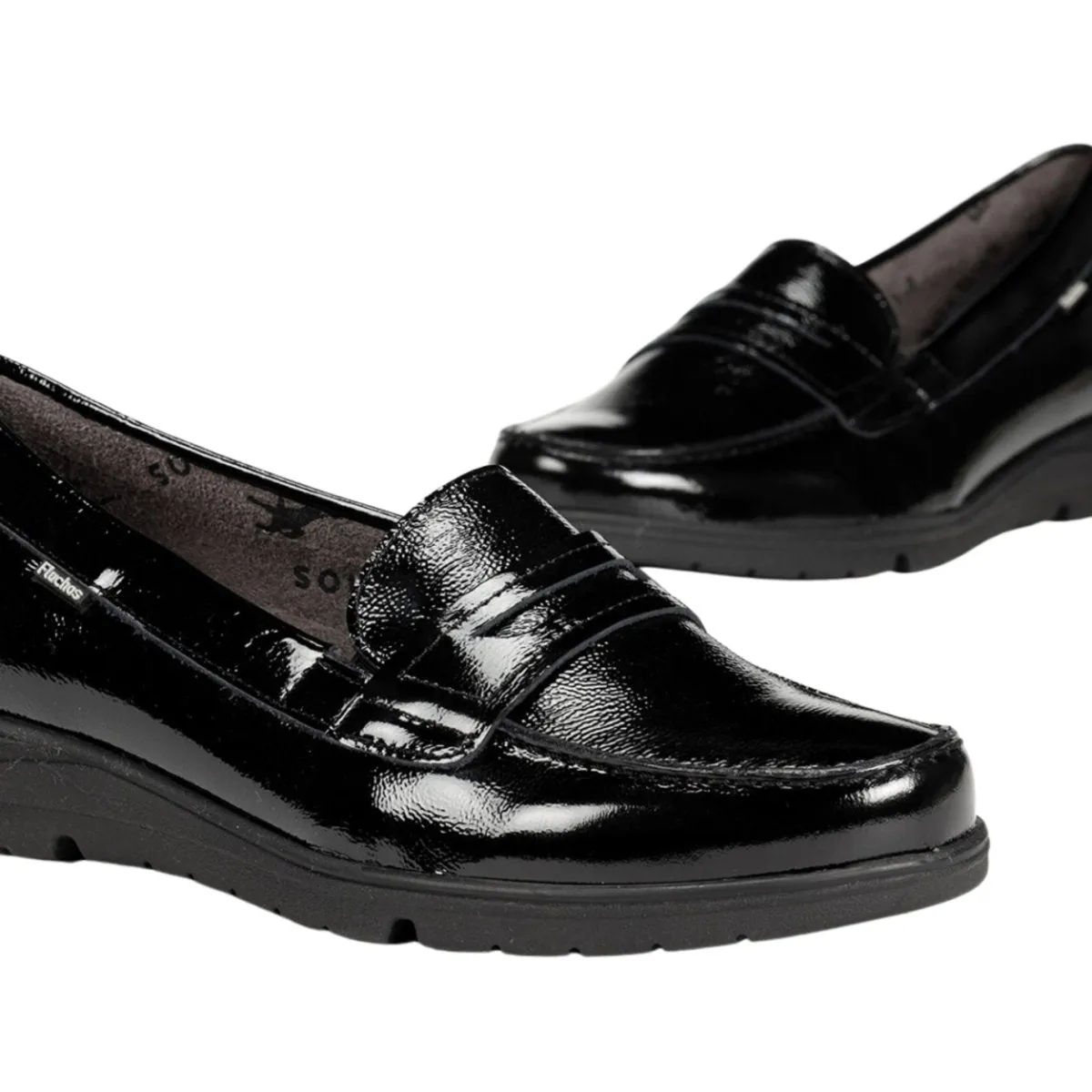 Fluchos Femme Styll F1835 Noir Vernis