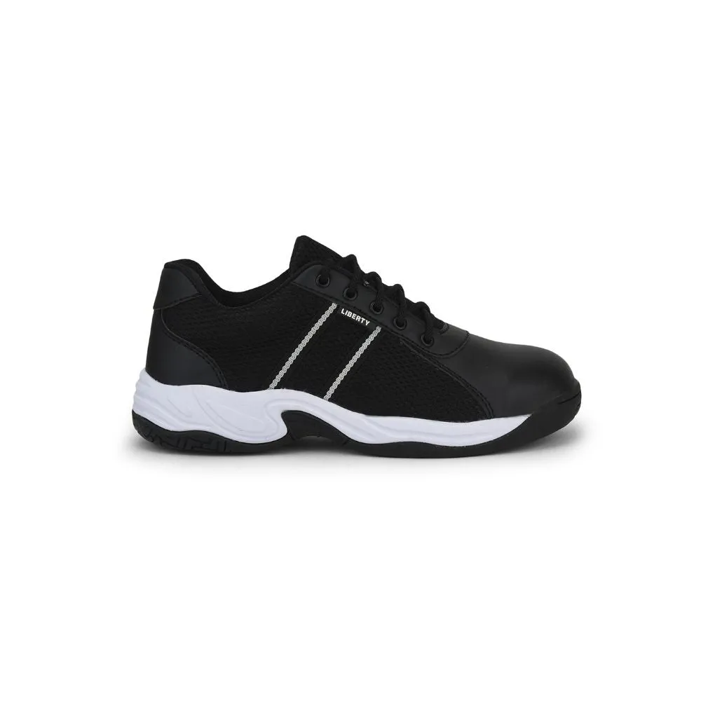 Chaussures de sécurité à laçage noir Freedom pour hommes ROCKELETST par Liberty