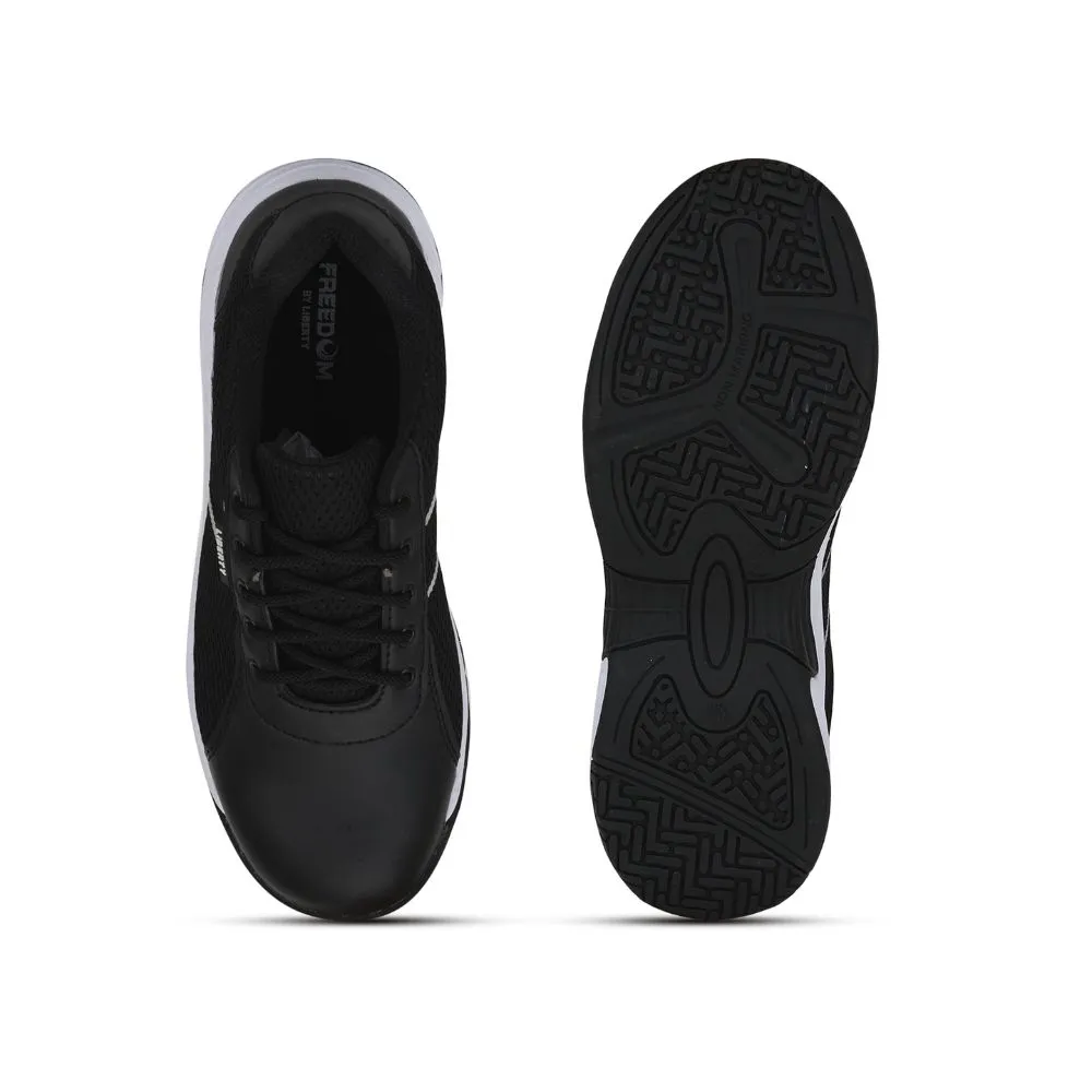 Chaussures de sécurité à laçage noir Freedom pour hommes ROCKELETST par Liberty