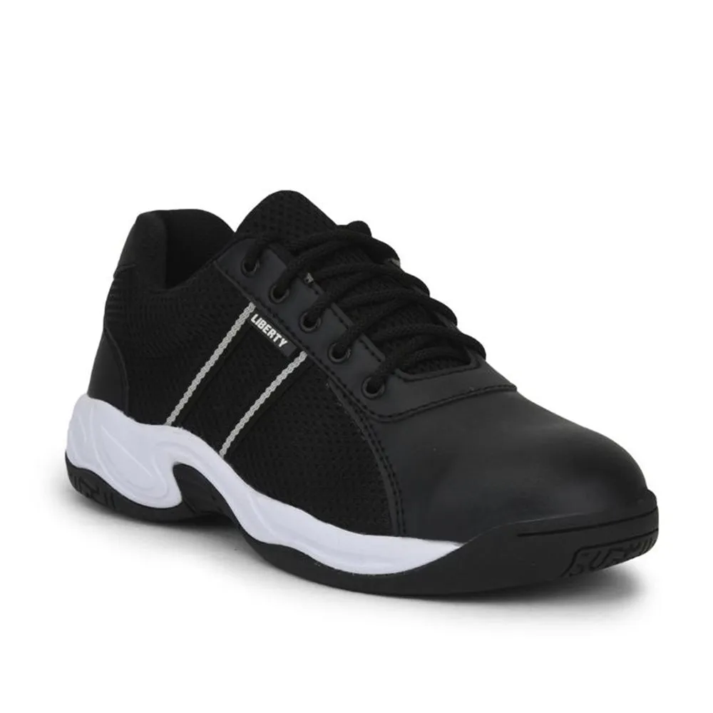 Chaussures de sécurité à laçage noir Freedom pour hommes ROCKELETST par Liberty