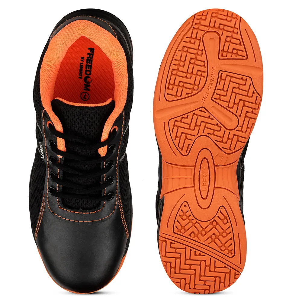 Chaussures de sécurité à laçage Freedom Orange pour hommes ROCKELETST par Liberty