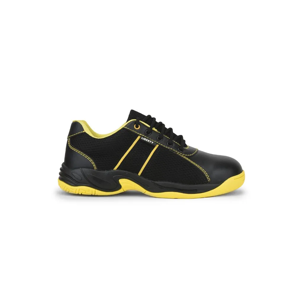 Chaussures de sécurité à lacets jaune Freedom pour hommes ROCKELETST par Liberty