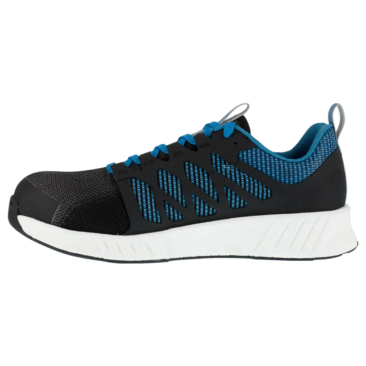 Chaussure de travail sportive à embout composite Fusion Flexweave Noir/Bleu
