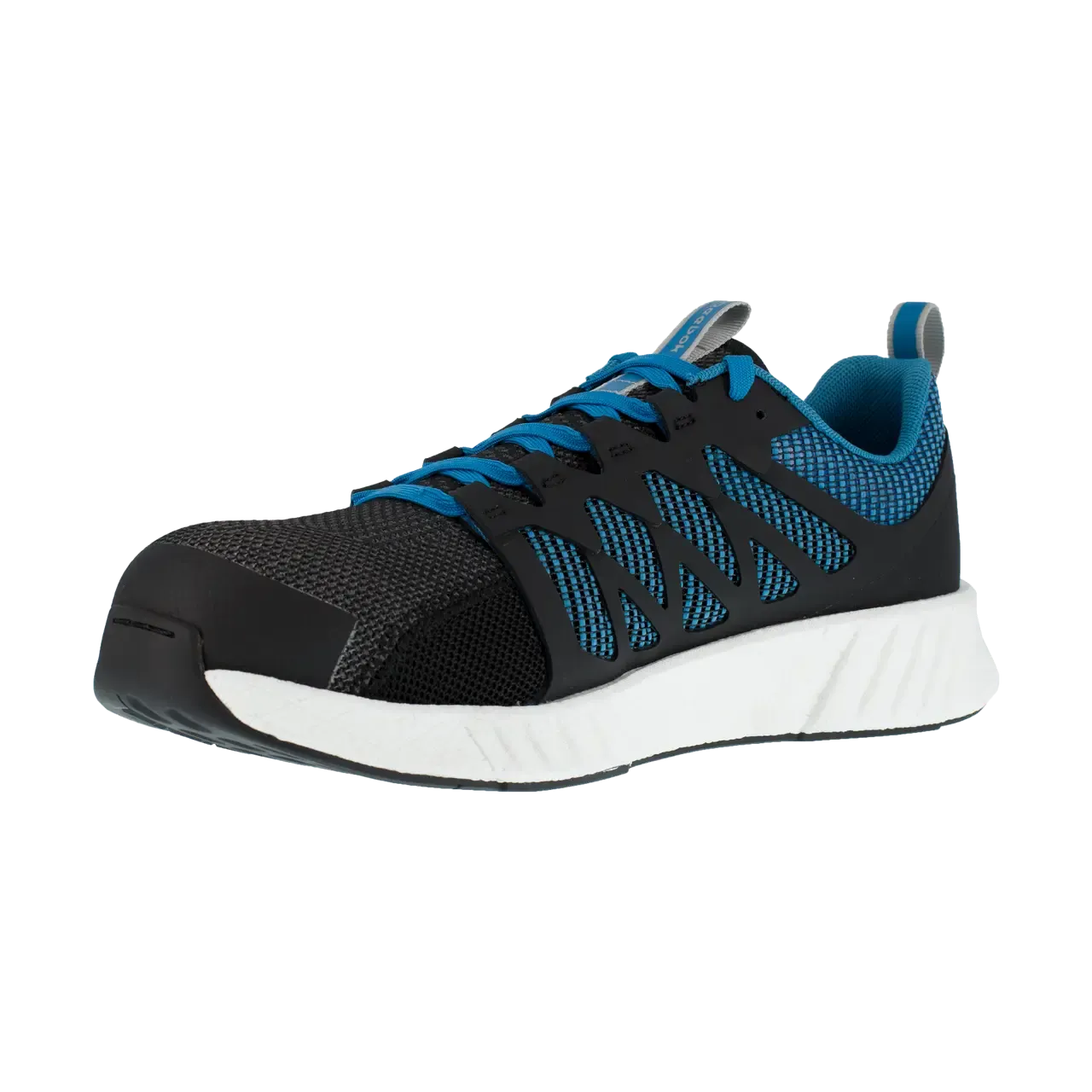 Chaussure de travail sportive à embout composite Fusion Flexweave Noir/Bleu