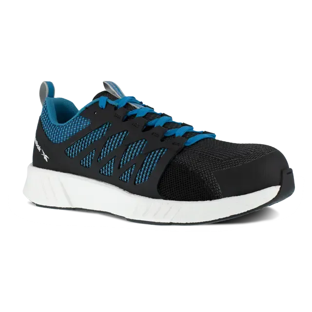 Chaussure de travail sportive à embout composite Fusion Flexweave Noir/Bleu