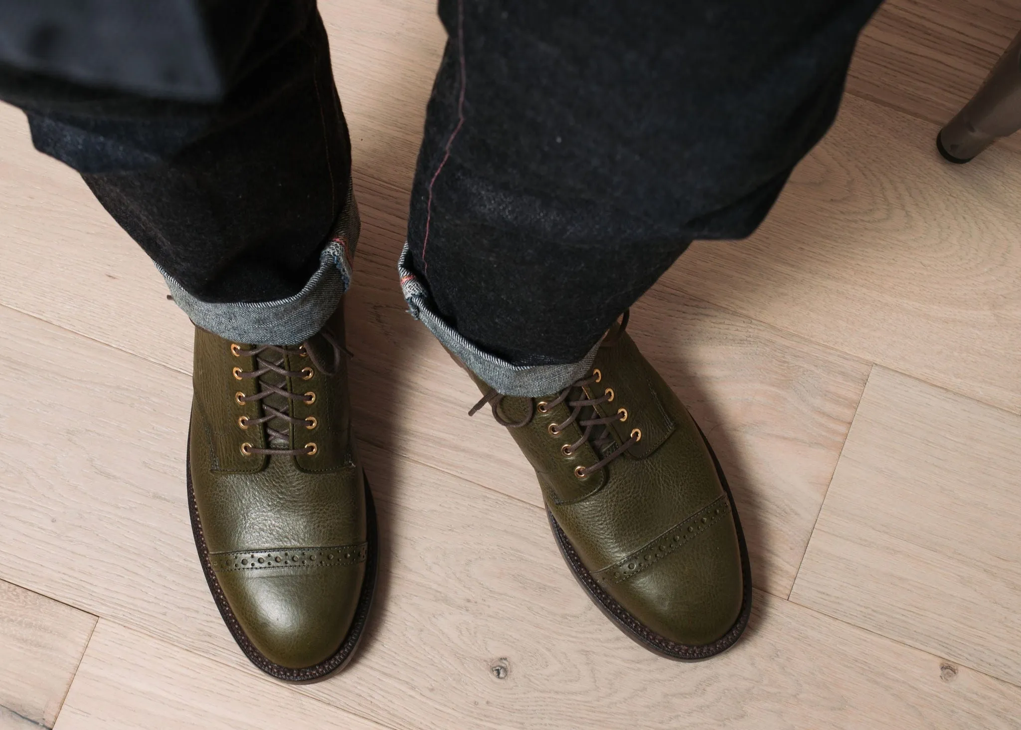 Bottes Garrison Olive Boîte Minerva