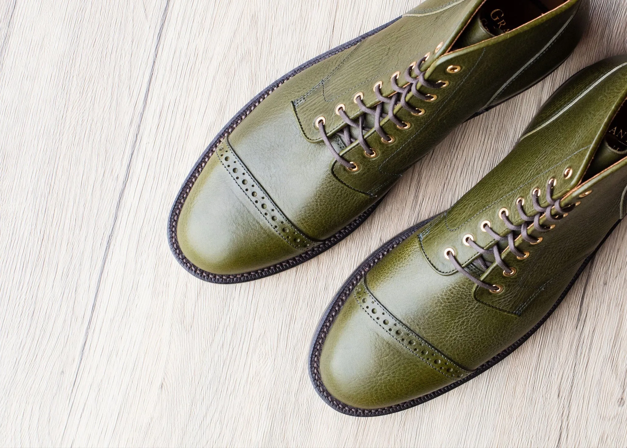 Bottes Garrison Olive Boîte Minerva