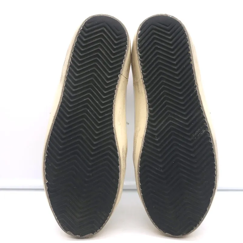 Golden Goose Superstar Tie Dye Sneakers Basses en Cuir Blanc Taille 37