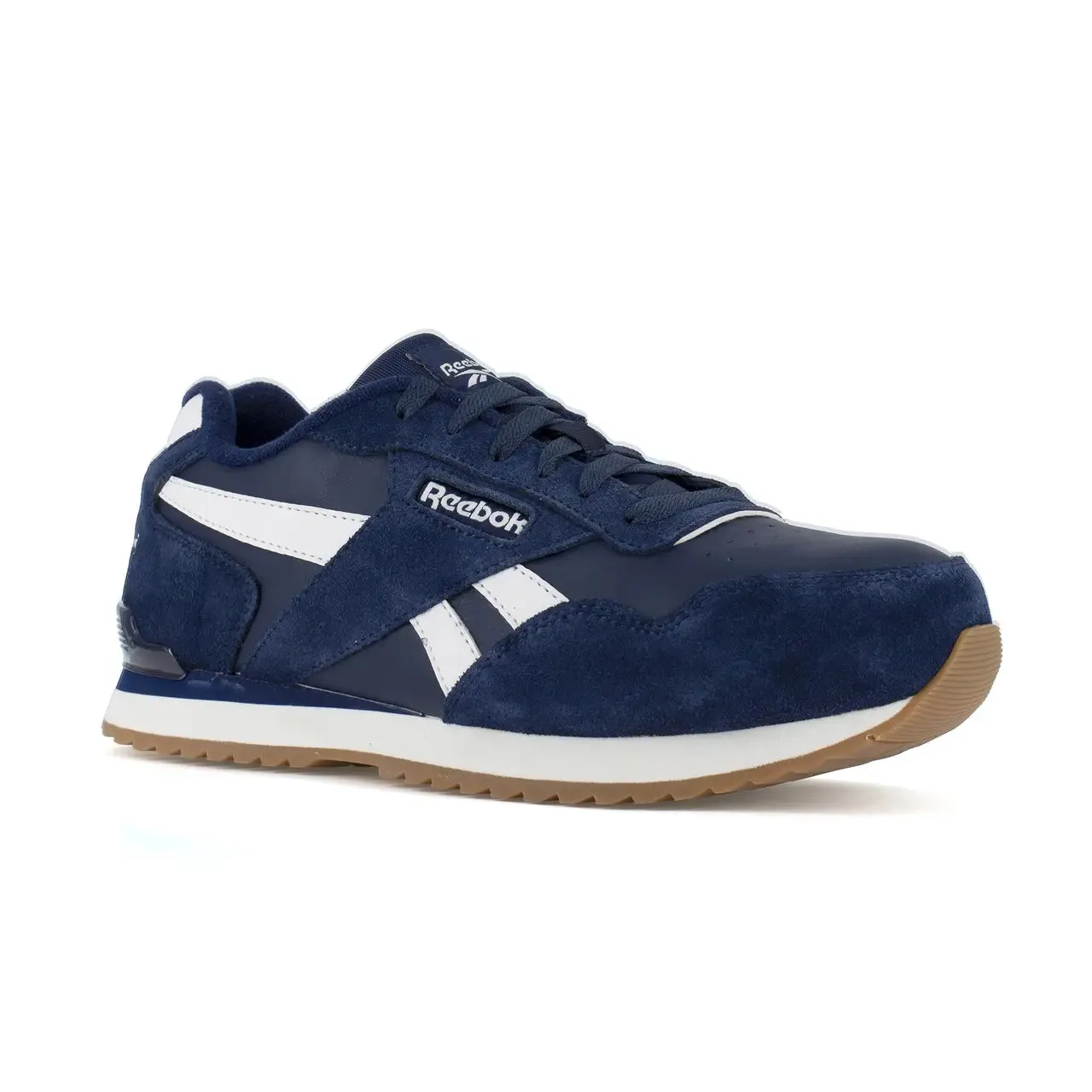 Chaussure de travail sportive à embout composite Harman Bleu marine/Blanc