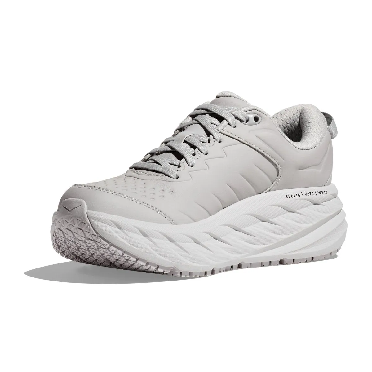Hoka One One Femme Bondi SR Brume Portuaire/Roche Lunaire