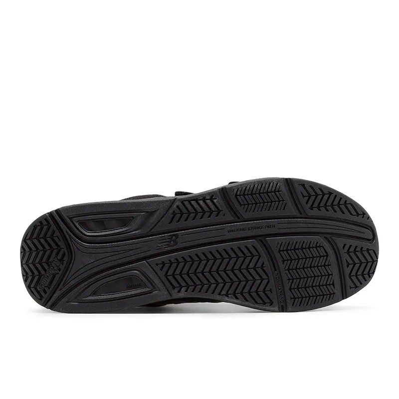 Crochet et Boucle Cuir 928v3 - Noir - Homme