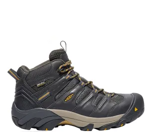 KEEN Utility Men's Lansing Mid Waterproof Steel Toe Work Boot KEEN Utility Shoes