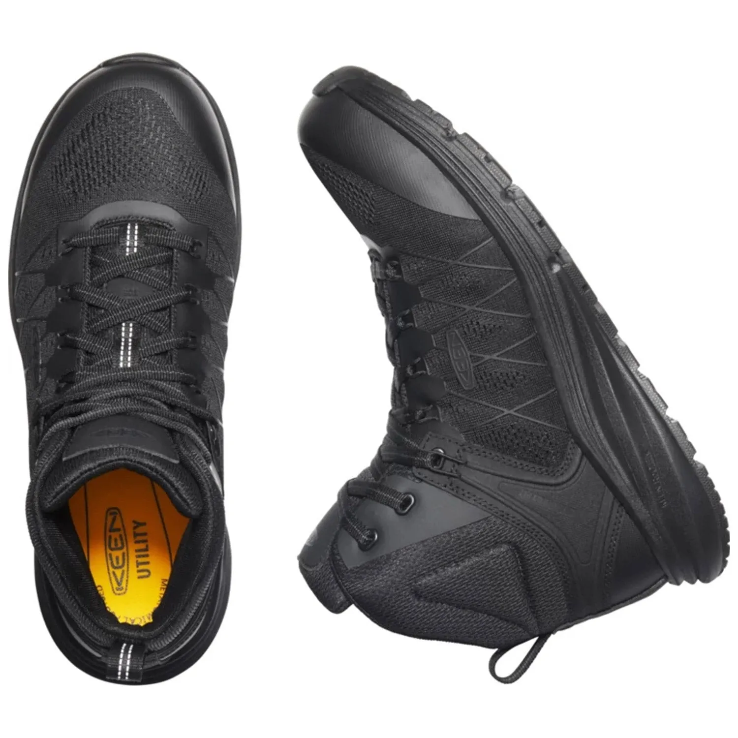 Chaussure de travail KEEN Utility Vista Energy Mid à embout en fibre de carbone pour homme