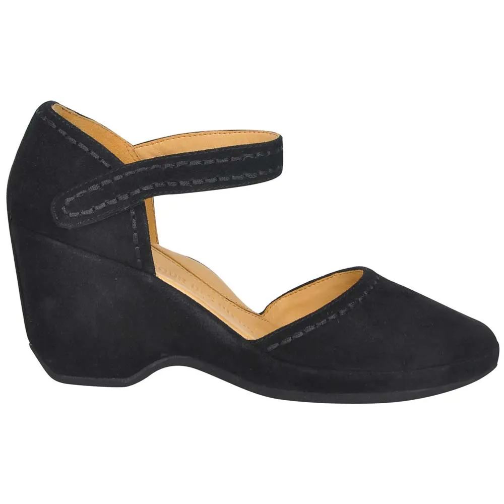 L'Amour Des Pieds Femme Orva Suède Noir
