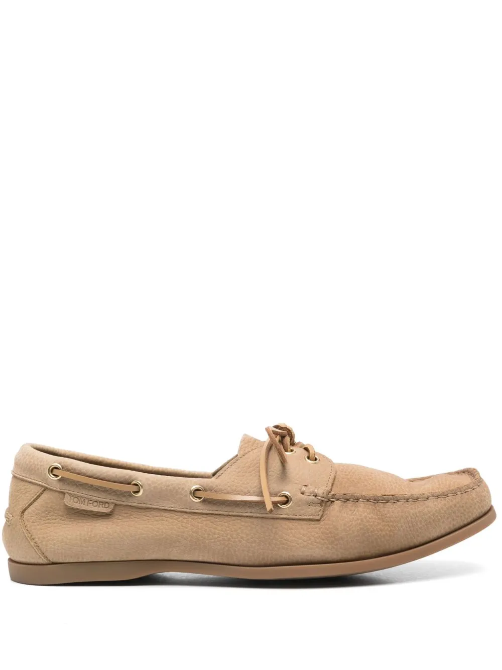 Chaussures bateau en cuir