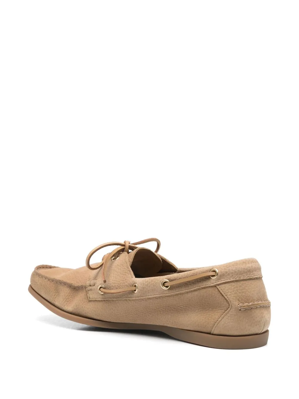 Chaussures bateau en cuir