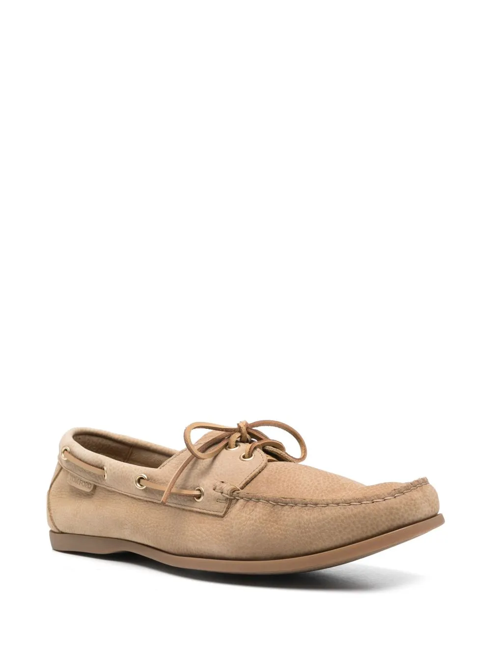 Chaussures bateau en cuir
