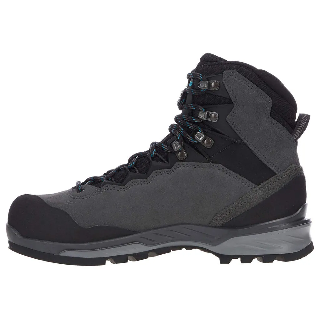Bottes de randonnée cheville femme Lowa Cadin II GTX Mid en suédine et textile